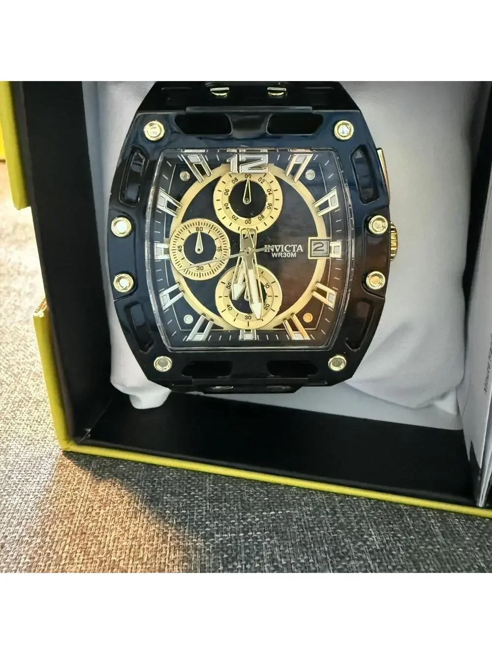 Invicta S1 Rally Men's Watch, Black/Gold, 42mm